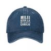 Javier Milei Viva la libertad Carajo letters Baseball Cap Luxury Man Hat Rave Girl Mens