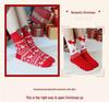 Women's Mid-Calf 3D Cartoon Christmas Socks Gift Box - Red Cotton Benming Year Collection for Autumn & Winter