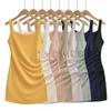 Womens 2026 Solid Color Slip Dress Slim Fit Off Shoulder Short Party