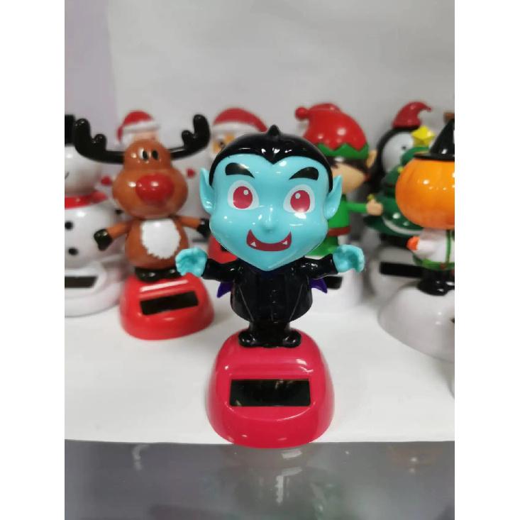 Solar Powered Dancing Halloween Swinging Animated Bobble Dancer Toy Car Decor Boy Girl Handcrafted Gift Birthday Present Party
