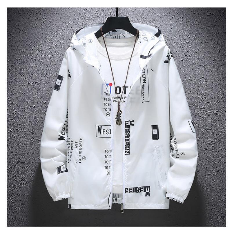 

Новое поступление Куртки для пар Летняя защита от УФ-лучей Солнцезащитная одежда Модный дышащий ультралегкий стиль Большие размеры Одежда для защиты от солнца 5XL белый