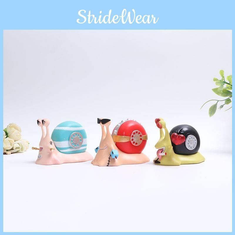 Piece One Nika Snail Toy Cute Cartoon Tabletop Decoration Model Figure Gift