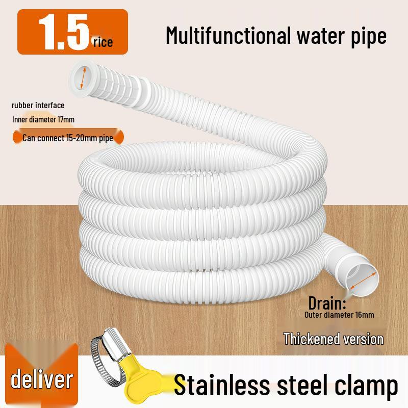 Thickened Air Conditioner Drain Extension Hose for Outdoor Units