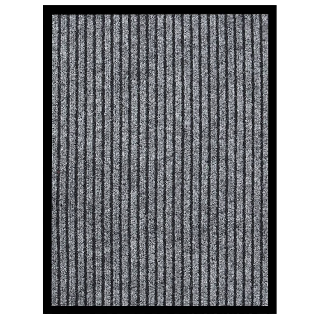 Doormat Grey Striped 40x60 cm