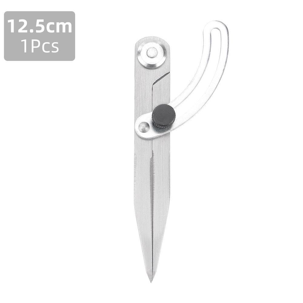 1pc Leathercraft  Measuring Marking Ruler Device, Leather Craftwork Spacing Gauge Accessories, DIY Leather Adjustable Scriber