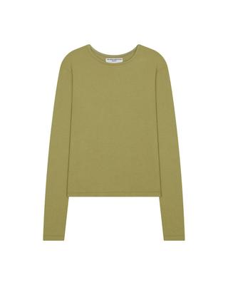 GUVO Layered Round Long Sleeve T-Shirt, Green