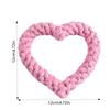 Small Cotton Rope Dog Chew Toy Creative Heart Shaped Pet Chew Toy Bite-resistant Fun Cat Training Teething Toy Pet Supplies
