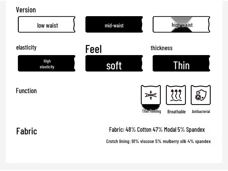 Miiow Men's Breathable Mid-Rise Modal Blend Boxer Briefs 3-Pack