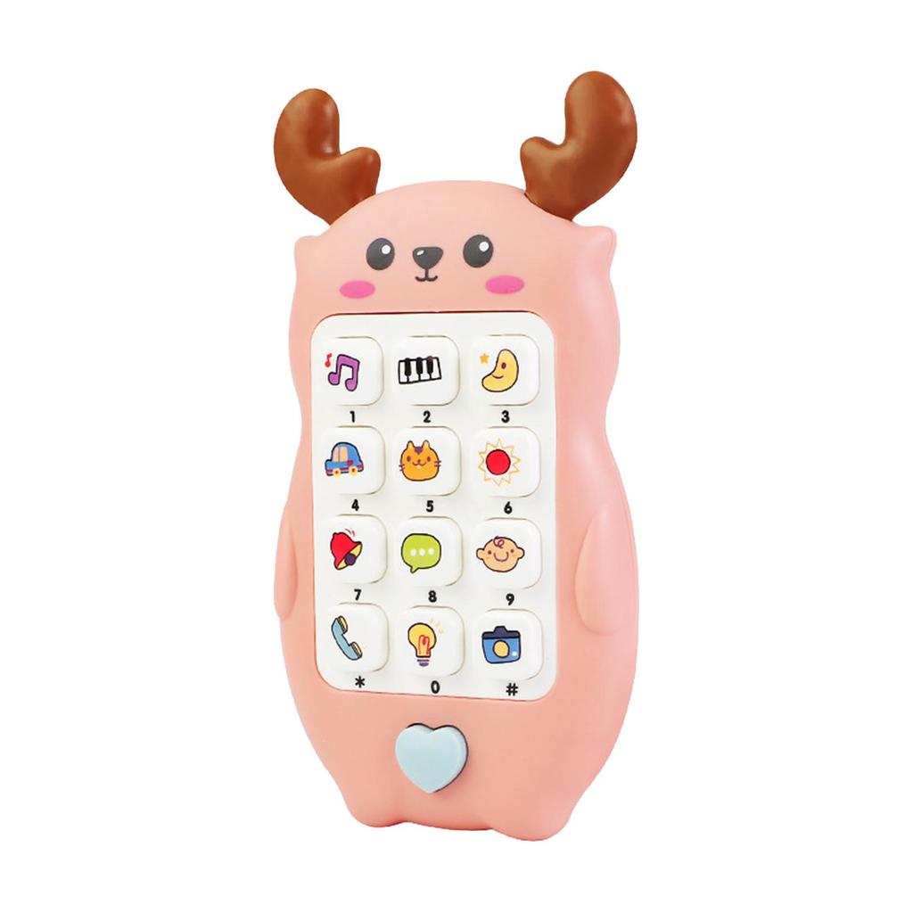 Electronic Learning Smartphone Toy Baby for Toddler 6 Months+ Pink