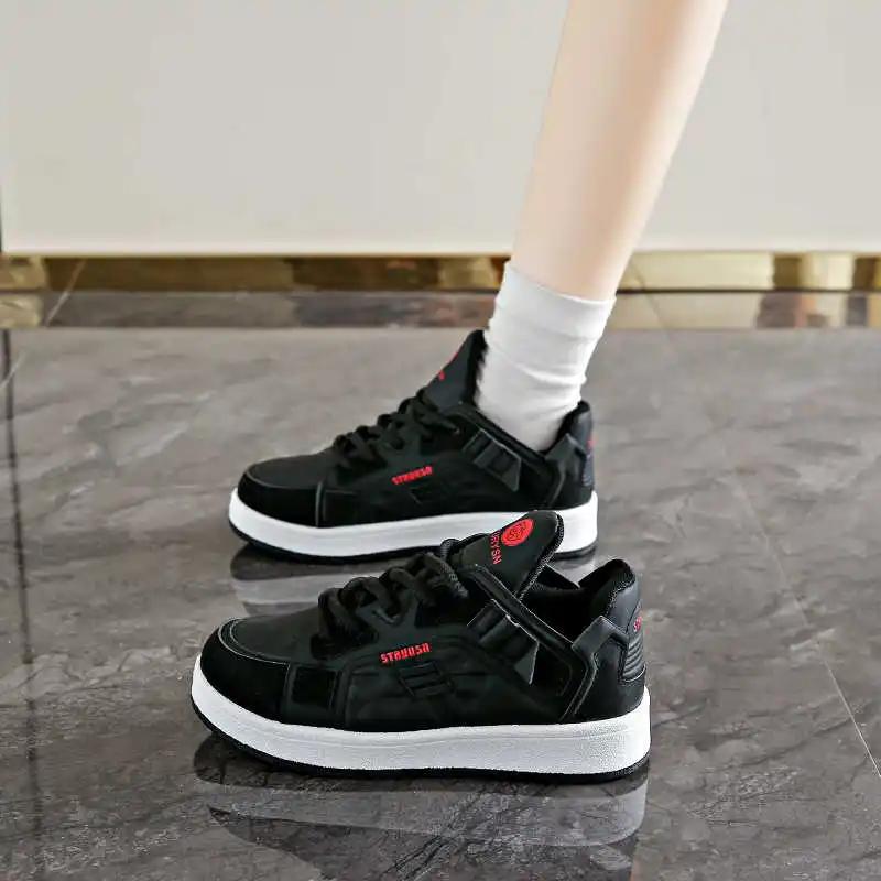 Fashion Without Heel Increase Height Women's Autumn Shoes Vulcanize Size 50 Women's Gray Sneakers Sports Krasofka Models Hyperbeast