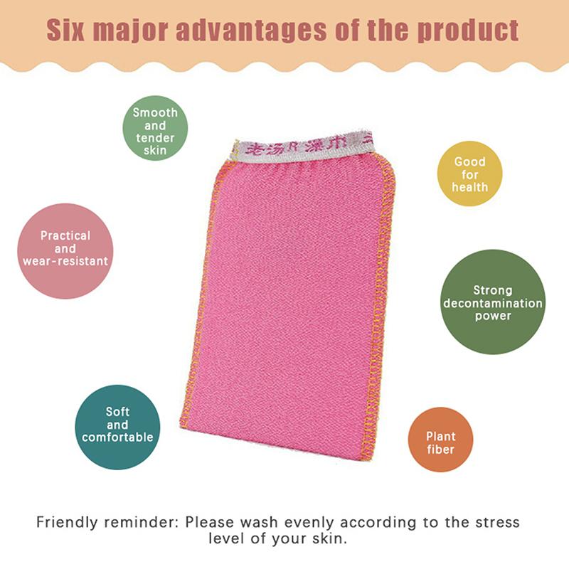 Korean Mud Rub Back Scrub Towel Artifact Bath Scrub Gloves Single Layer Bath Towel