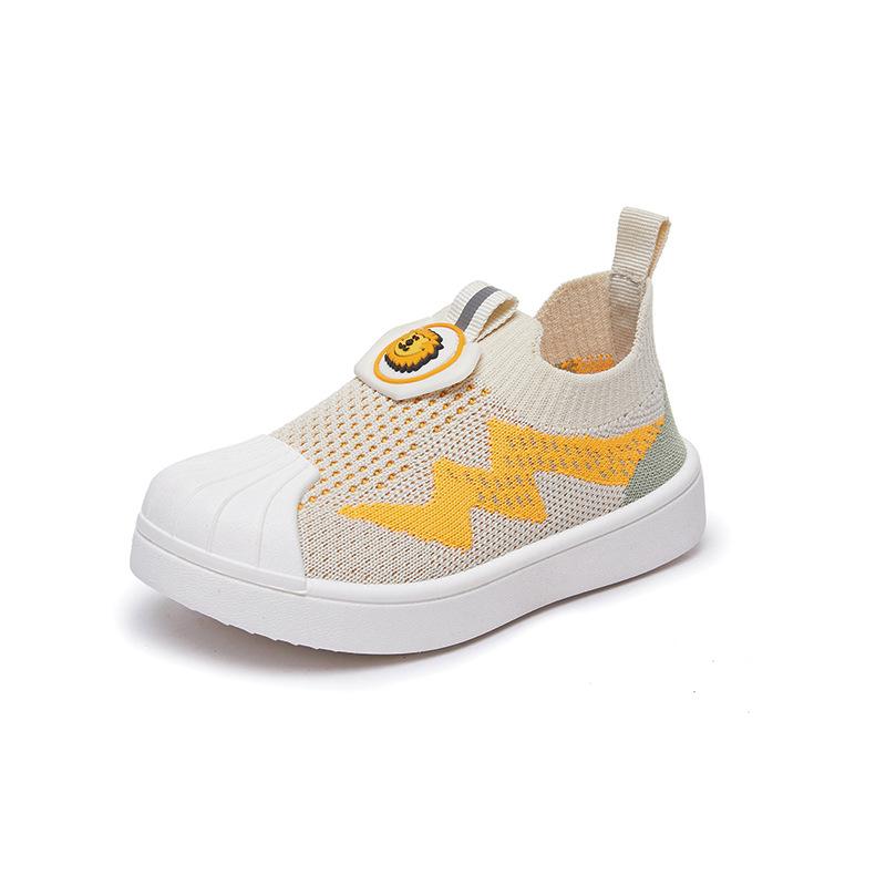 Kinderschuhe Frühling Kindermode Skateschuhe Jungen Weichboden Turnschuhe Mädchen Flyknit Shell Head Trendschuhe