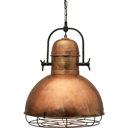 

Подвесная люстра медного цвета