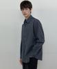WEDNESDAY OASIS Weekday Pocket Shirt_Ash Blue(Wb6Sh14)