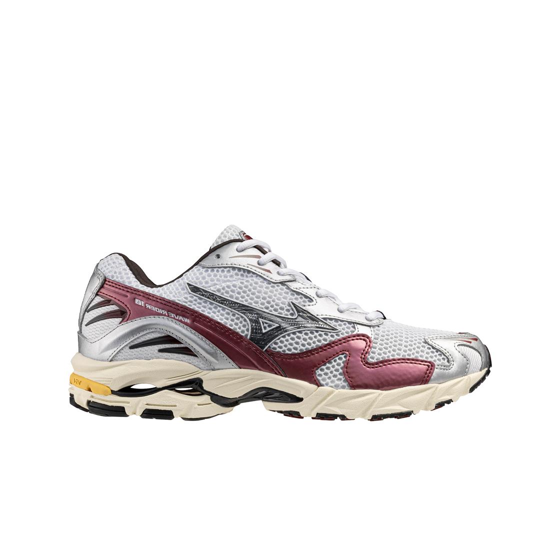 Mizuno Wave Rider 10 Silver Red