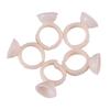 3 Types 100pcs Silicone Semi Permanent Tattoo Ink Ring Cup for Pigment Holder