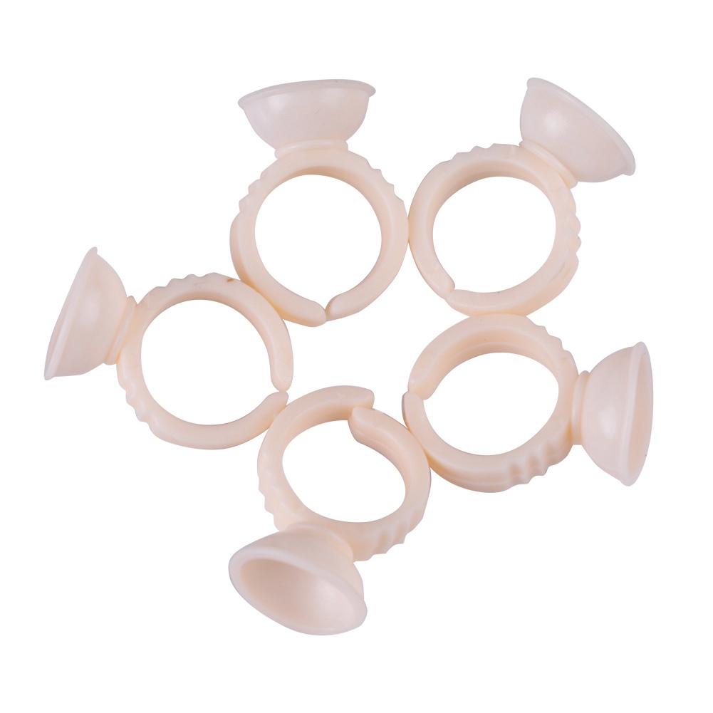 3 Types 100pcs Silicone Semi Permanent Tattoo Ink Ring Cup for Pigment Holder