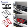 Sticker For Honda CRZ CR-Z ZF1 2010 2011 2012 2013 2014 2015 2016 LHD RHD Real Soft Carbon Fiber Car Window Lift Button Panel