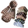 Winter Dog Clothes for Small Medium Dogs Striped  Hoodie Pet Puppy Cat Sweatshirt Schnauzer Coat Chihuahua French Bulldog Outfit