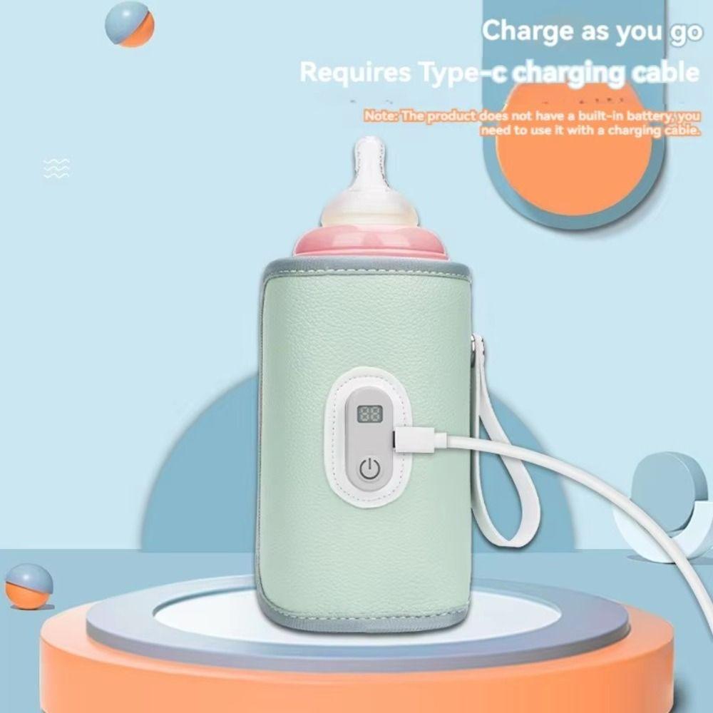 5 Levels Milk Bottle Insulation Cover Type-C Bottle Thermal Heater Baby Bottle Warmer  Infants