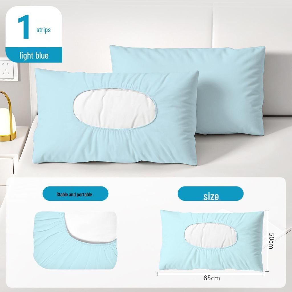 Thickened Stain-Resistant Travel Pillowcase for Train Sleeper