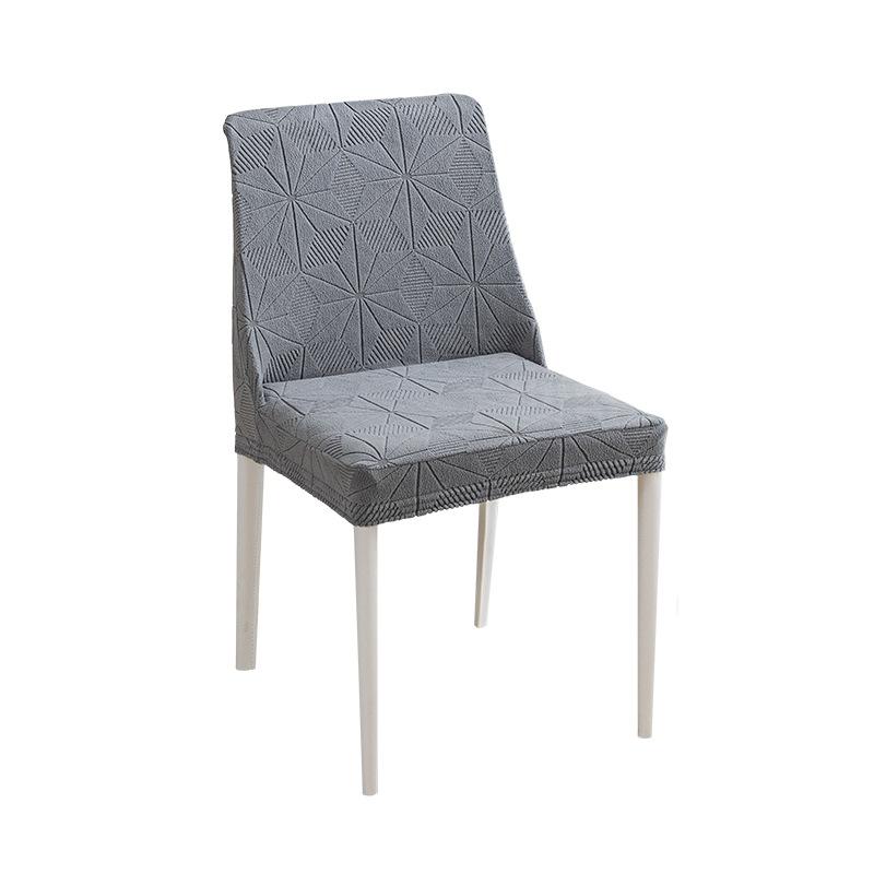 Chair Cover Suede High-elastic Hotel Living Room Dining Chair Cover All-inclusive Square Leather Stool Protective Cover Dust-proof Wear-resistant