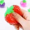 Fruit Shaped Bead Filled Stress Relief Toy Squeeze Sensory Toy for Hand Exercise and Relaxation Random Style Provided