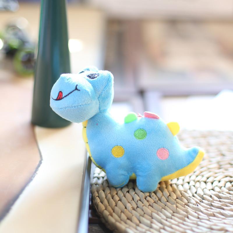 Plush Dinosaur Keychain With Soft Short Pile For Kids And Collectors