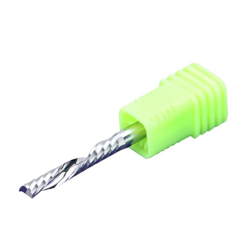 Solid Spiral Steel Mill Cutters for CNC Router,Compression Wood End Mill High-Speed Cutters Continuous Cutting Tool