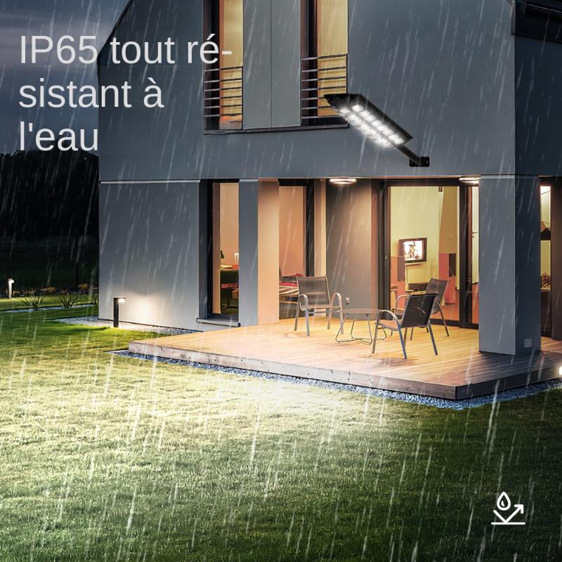 598 LED ultra lumineux extérieur lampadaire solaire 713COB capteur de mouvement étanche éclairage solaire cour rurale résidentielle applique murale lumière à induction