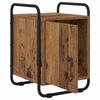 Nightstand 2 Pcs. Reclaimed Wood Engineered Wood