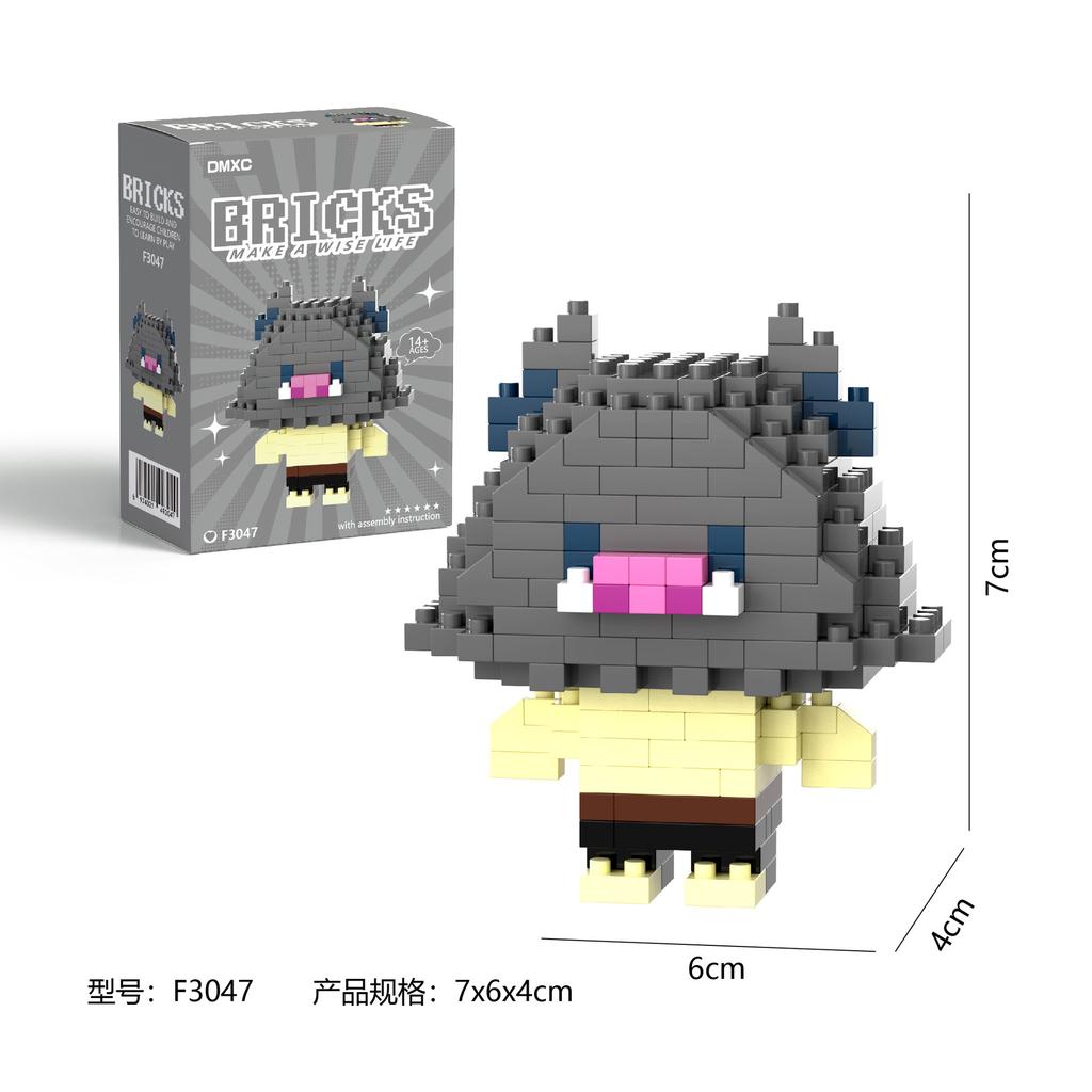 Deman Slayar Lega Kimetsu No Yaibe Building Blocks Tomioka Giyuu Figure Kamado Tanjirou Japanese Anime Building Blocks for Kids