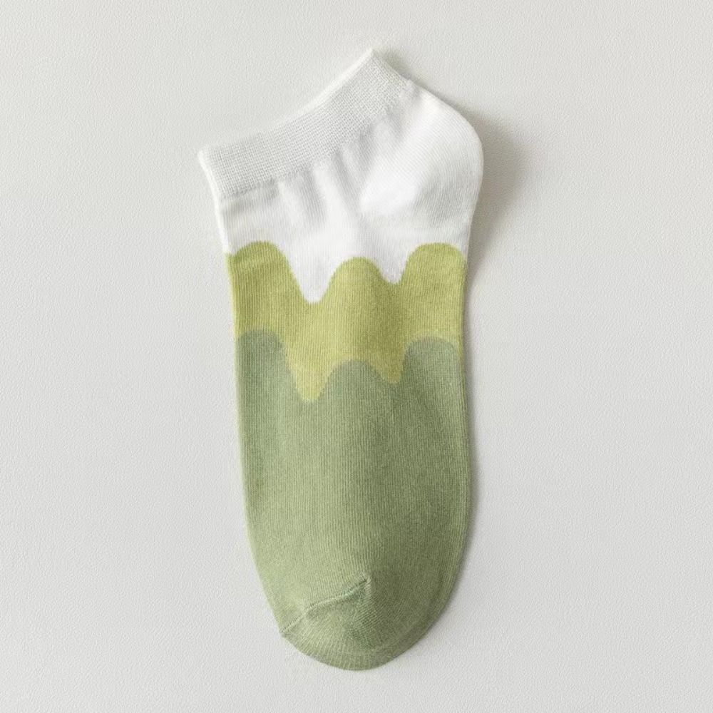 10Pairs Patchwork Boat Socks Women Bear Claw Ankle Tube Socks Comfortable Cartoon Short Socks  Sport