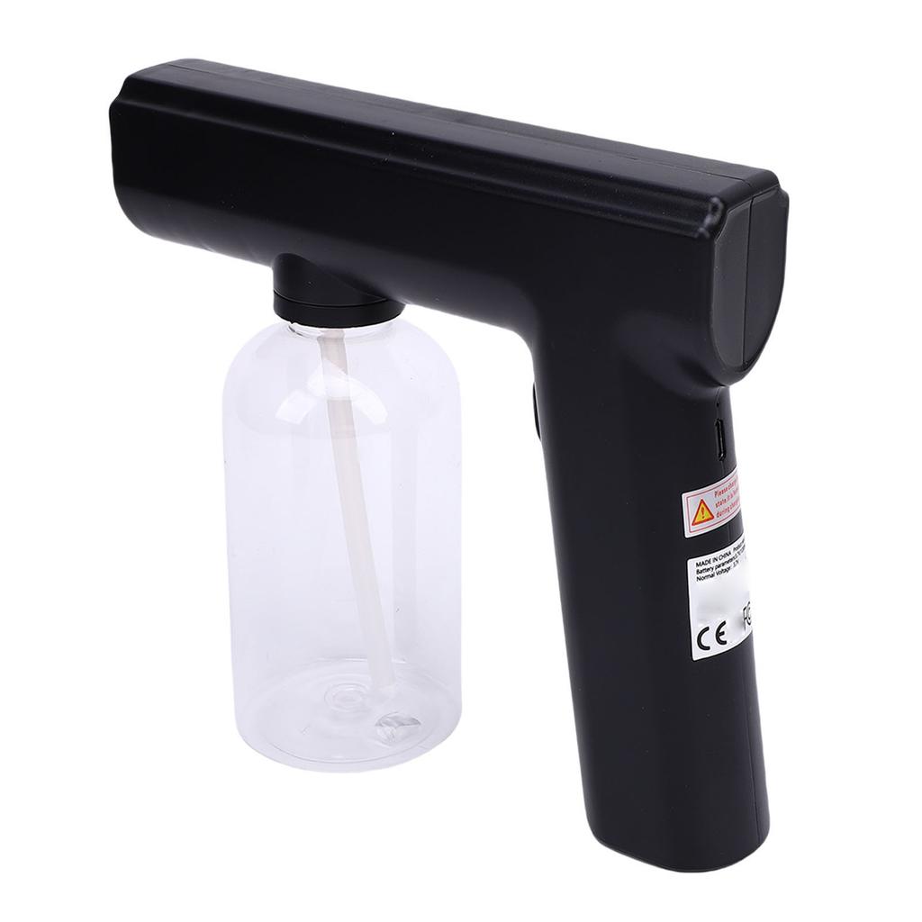 Electric Atomizer Sprayer 250ml Handheld Household Mist Sprayer Electric Fogger Machine for Home Car Office Black
