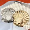10pcs Metal Button Sewing Clothing DIY Craft High-Grade Decorative Golden/Silver Irregular Shell Shape Buttons Accessories