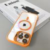 iPhone 16 15 14 13 12 11 Pro Max 16 Plus İçin Magsafe Standlı Manyetik Darbeye Dayanıklı Lüks Telefon Kılıfı Cam Lens Koruyucu Kapak
