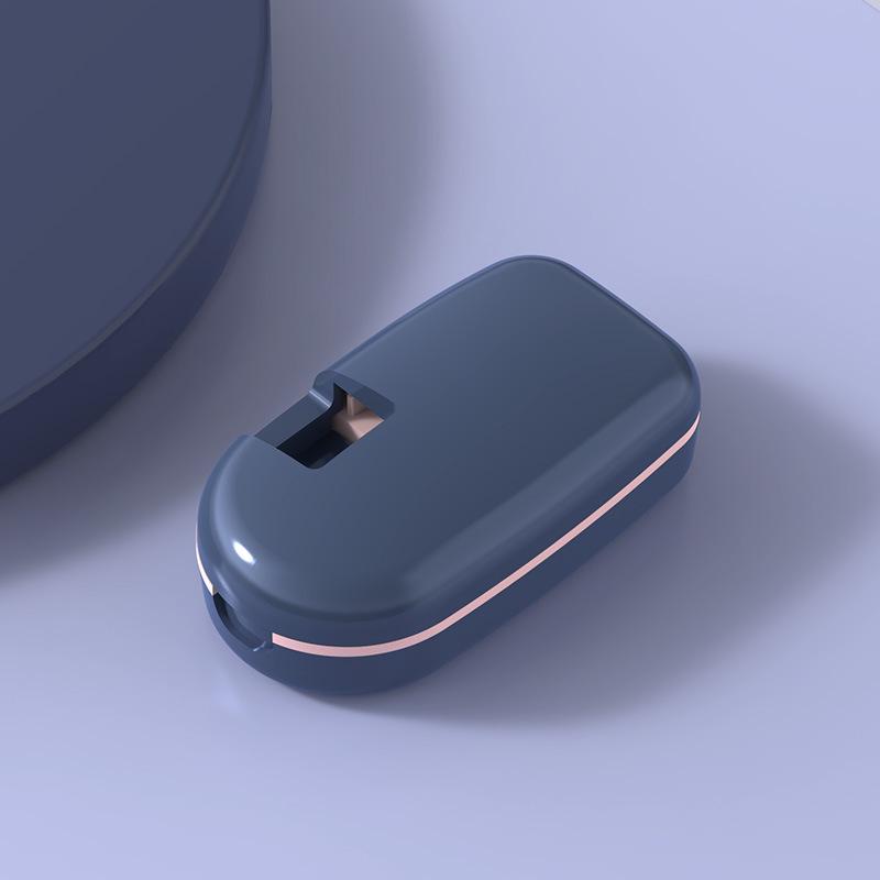 Portable Japanese Pill Cutter & Dispenser with Storage