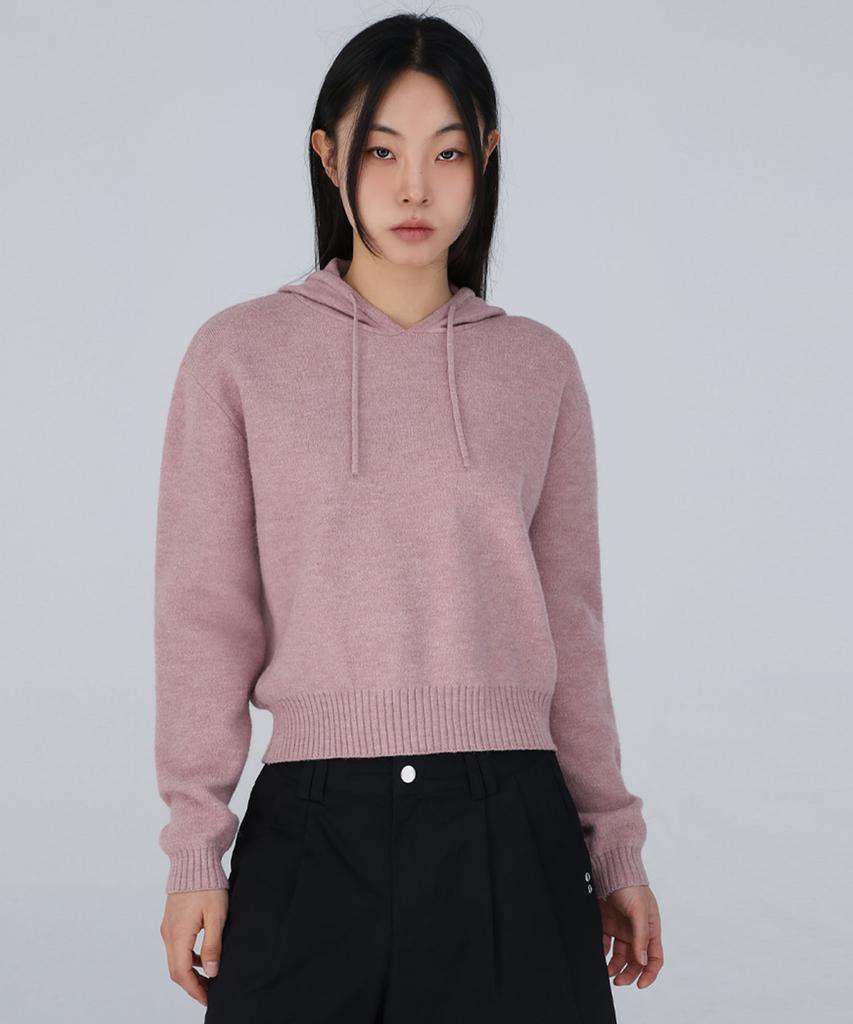 CHICKS Caden Hoodie Knit Pink