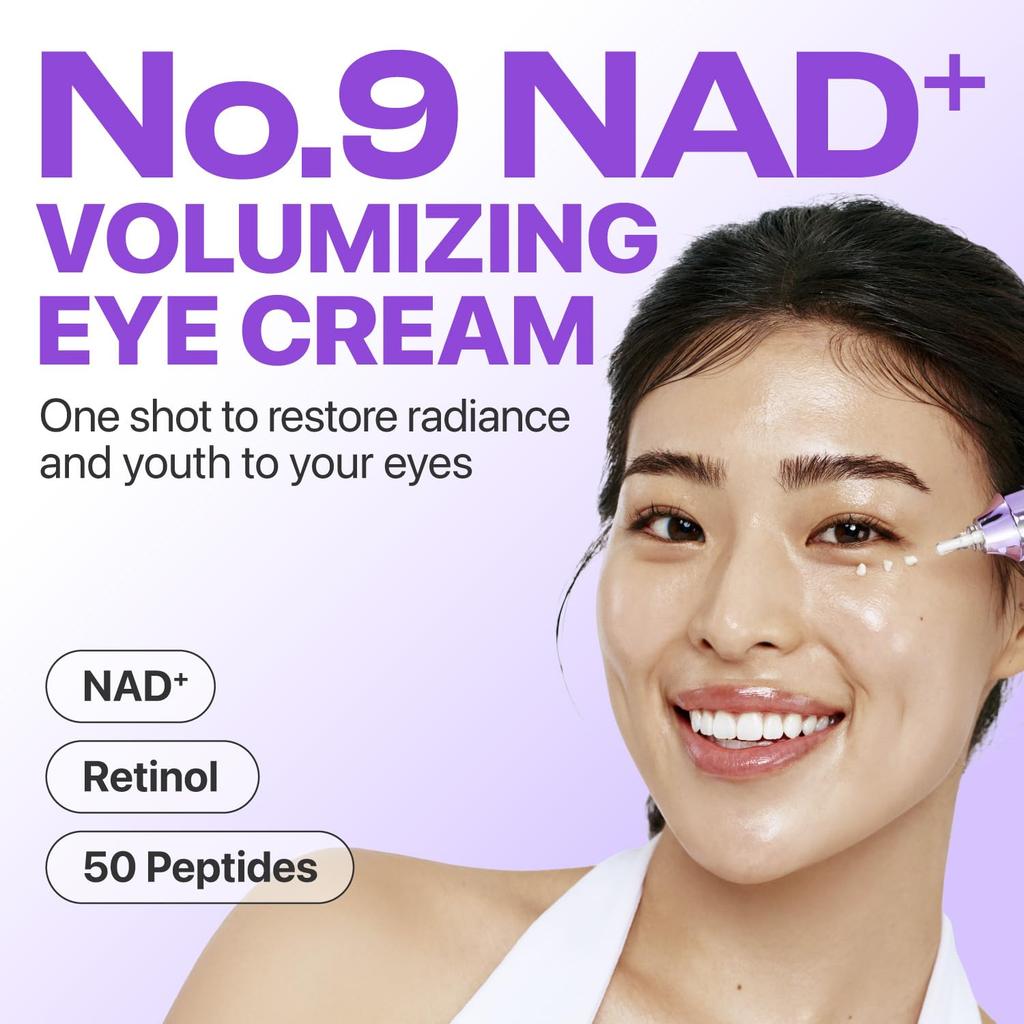 [numbuzin] No.9 NAD+ Retinol Volumetox Eye Cream 10ml