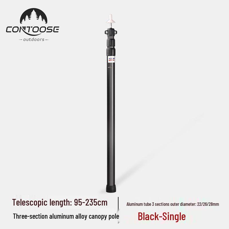 Teleskopická hliníková tyč pro markýzu/stan 2,4M – Lehká, odolná a rozšiřitelná