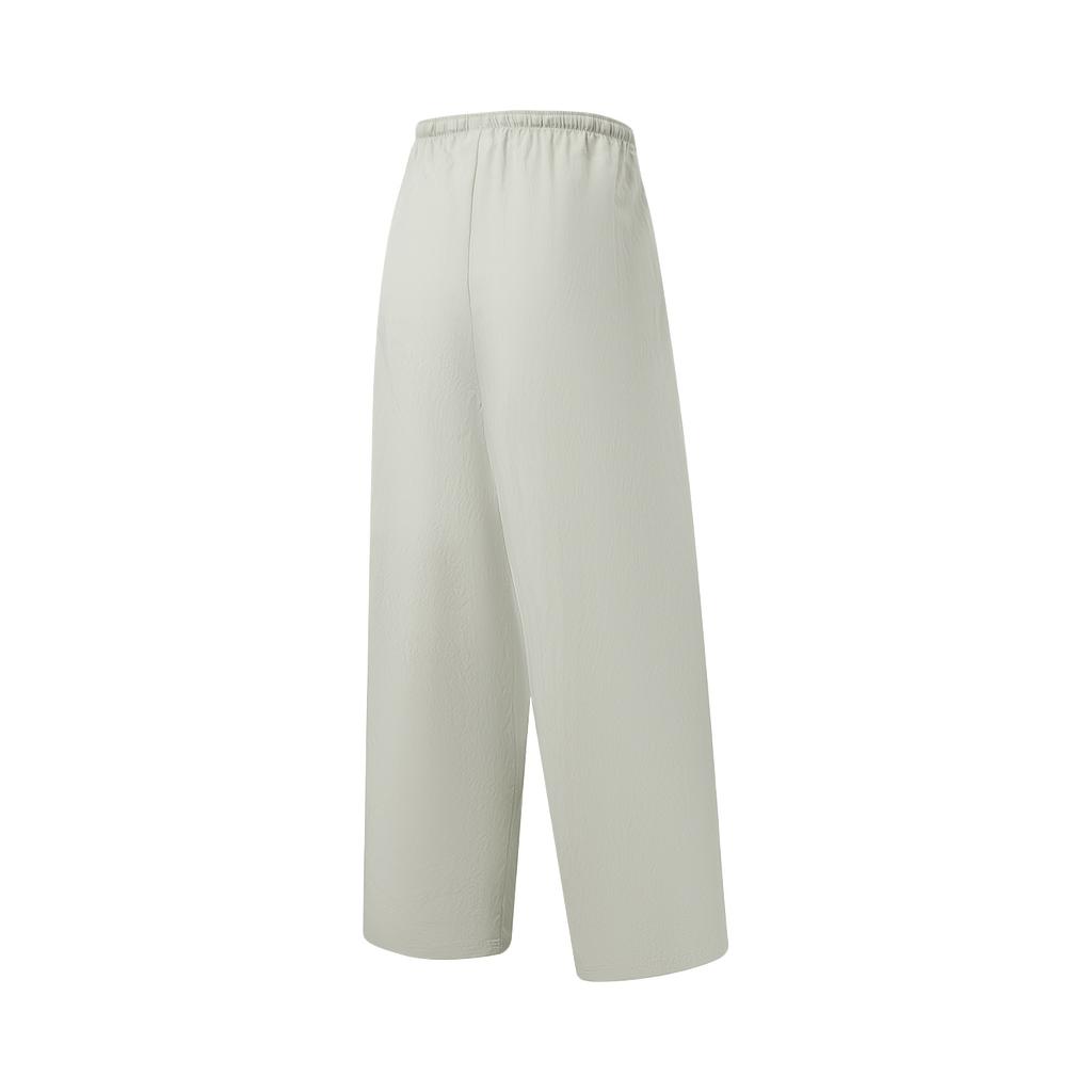 Li Ning Fitness Series Quick-Dry Cool Logo Sports Straight-Leg Casual Pants Women bottoms AYKW414-5