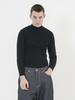 Chaenseseunoi Essential Wool Half-Neck Knit (Black)