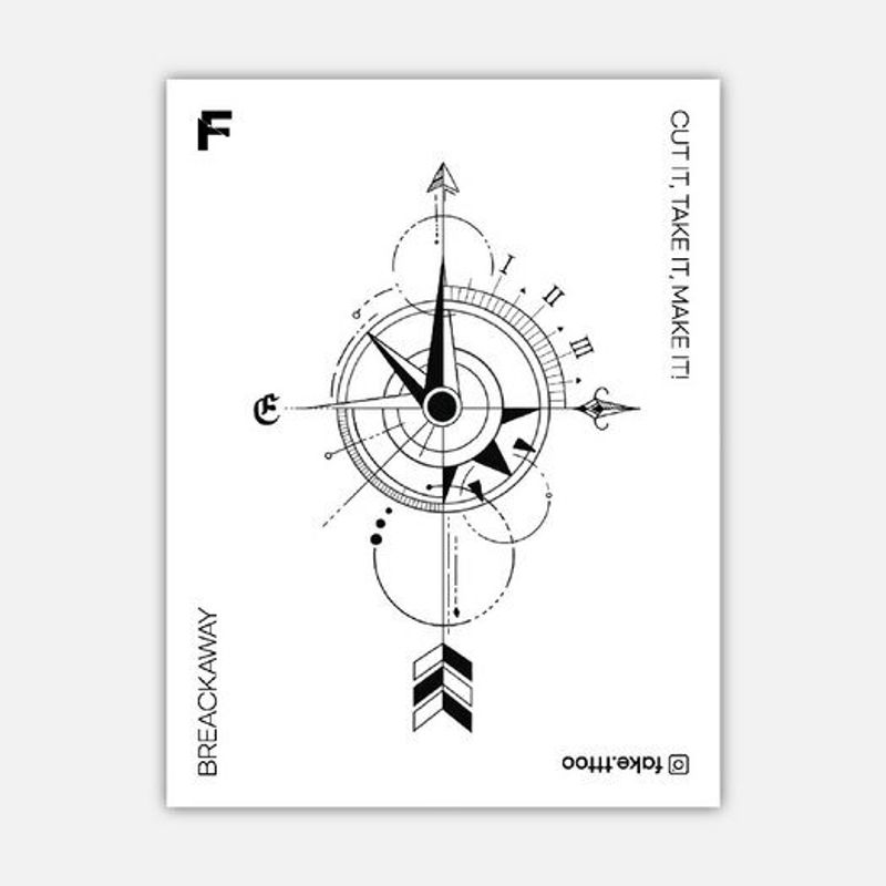 FAKE.TTT Destiny Tattoo Sticker one
