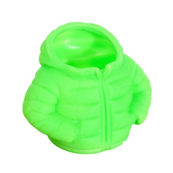 Puffer Jacket Pen Holder Desk Organizer 3D Printed Novelty зелёный