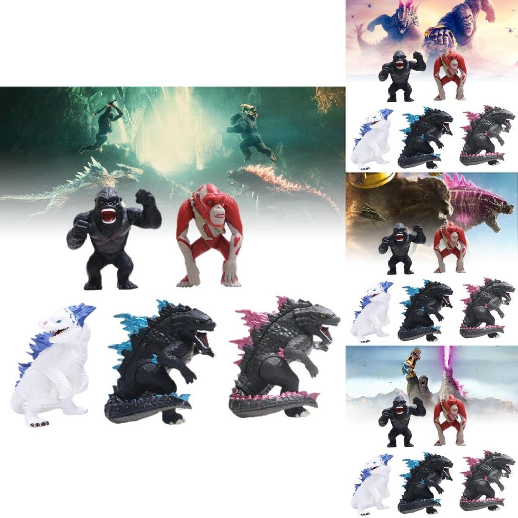 Fünf bezaubernde Scarface-PVC-Sammelfiguren zu King Kong vs. Scarface für Kinder und Erwachsene