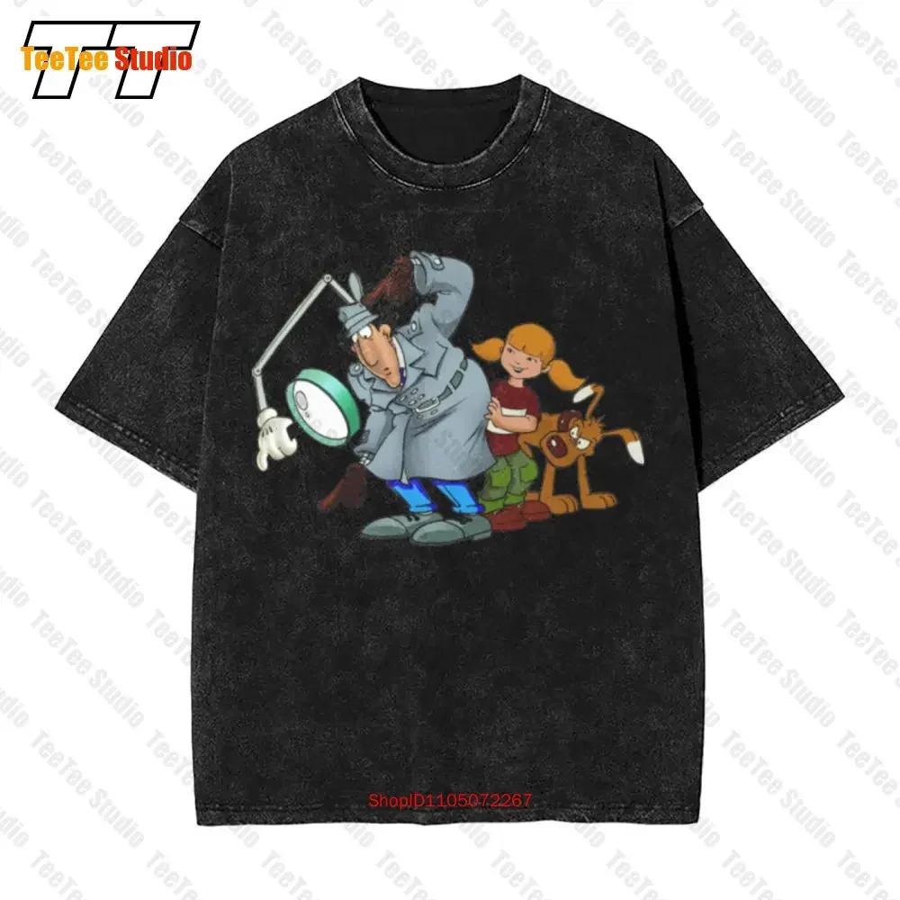 Inspector Gadget Penny Brain Dr Claw Chief Quimby Vintage Oversized TShirt ZZFI S