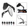 Black Durable Motorcycle Rearview Mirror Kit For Spiegel Paar Honda Yamaha Kawasaki Maverick Booster M10 Enduro KTM Suzuki