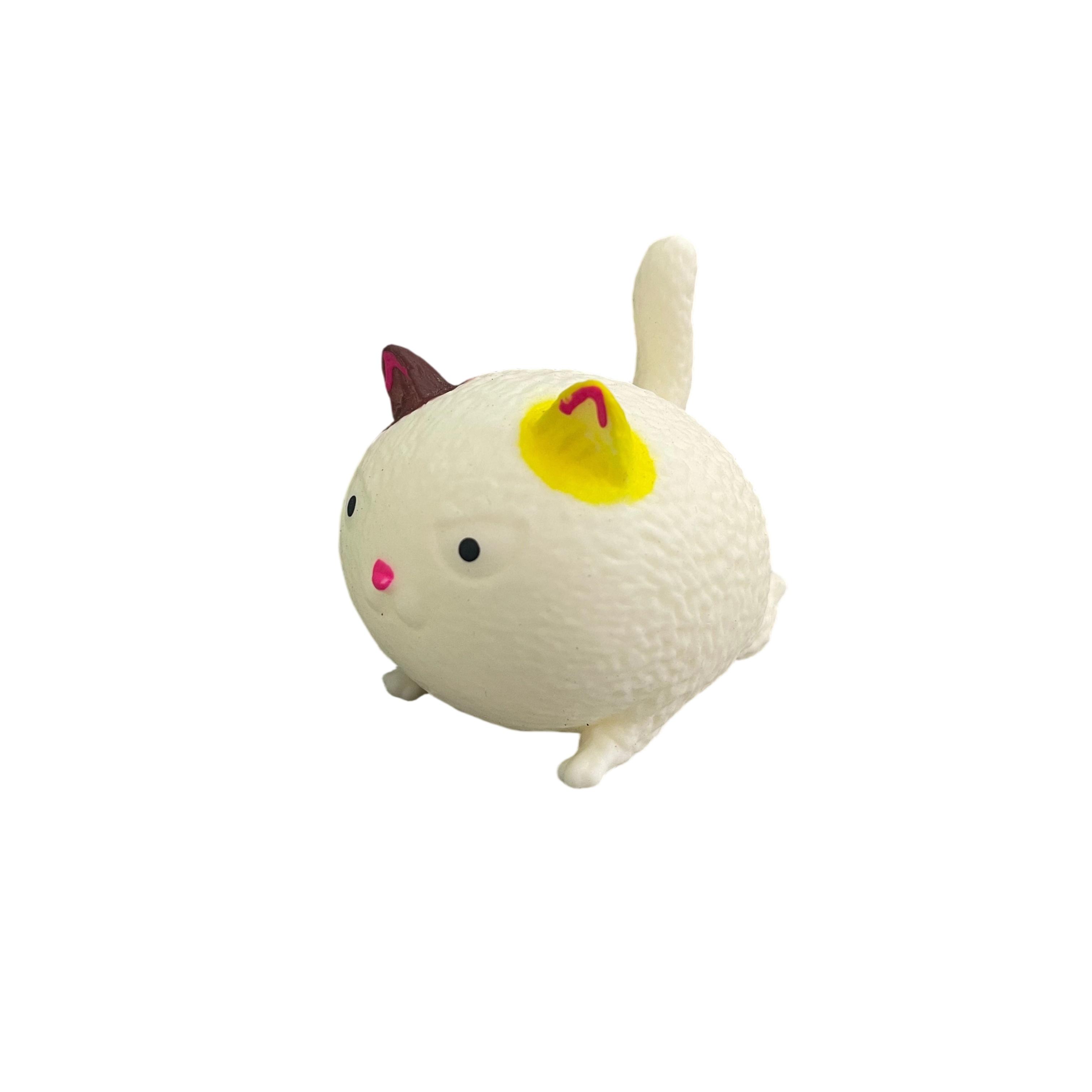 Boze Kat Knijp Muziek Vent Poppetje Bal Zacht Dier Fidget Hand Tafel Speelgoed Decompressie Knijp Hond Huisdier Decompressie Cadeau