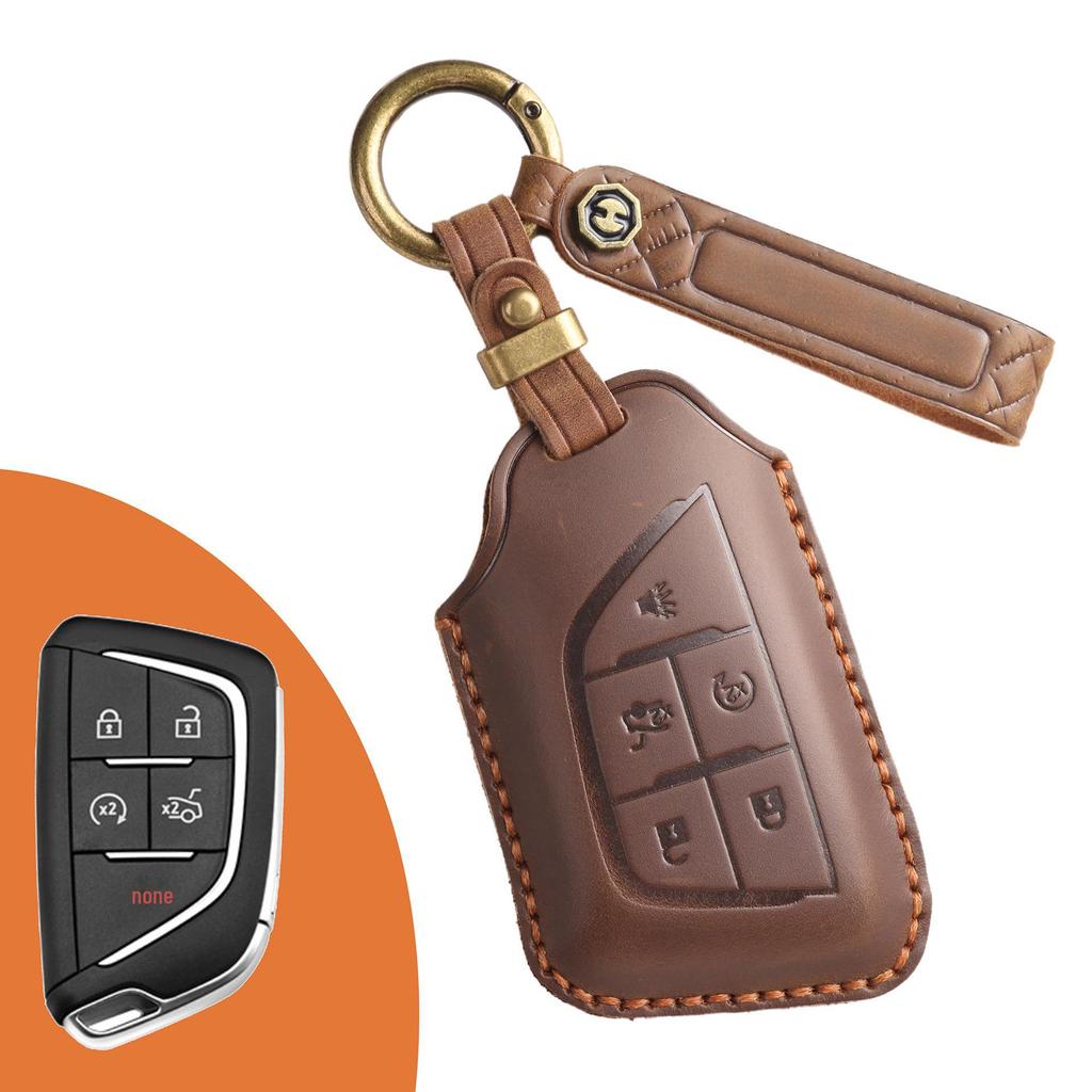 Handmade Retro Key Bag for Cadillac