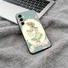 Sarah K-Kay Girl Colorful Soft Silicone phone Case for Samsung Galaxy A73/A71/A72/A70/A53/A52/A51 - Black
